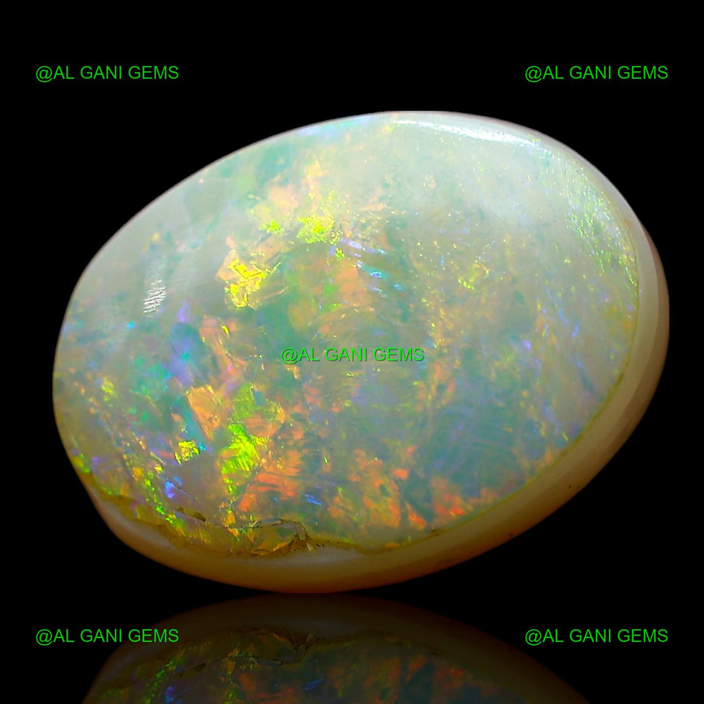 3.00 Cts Natural Doublet Opal Loose Gemstone Oval Cabochon 12x9x4 mm D-224