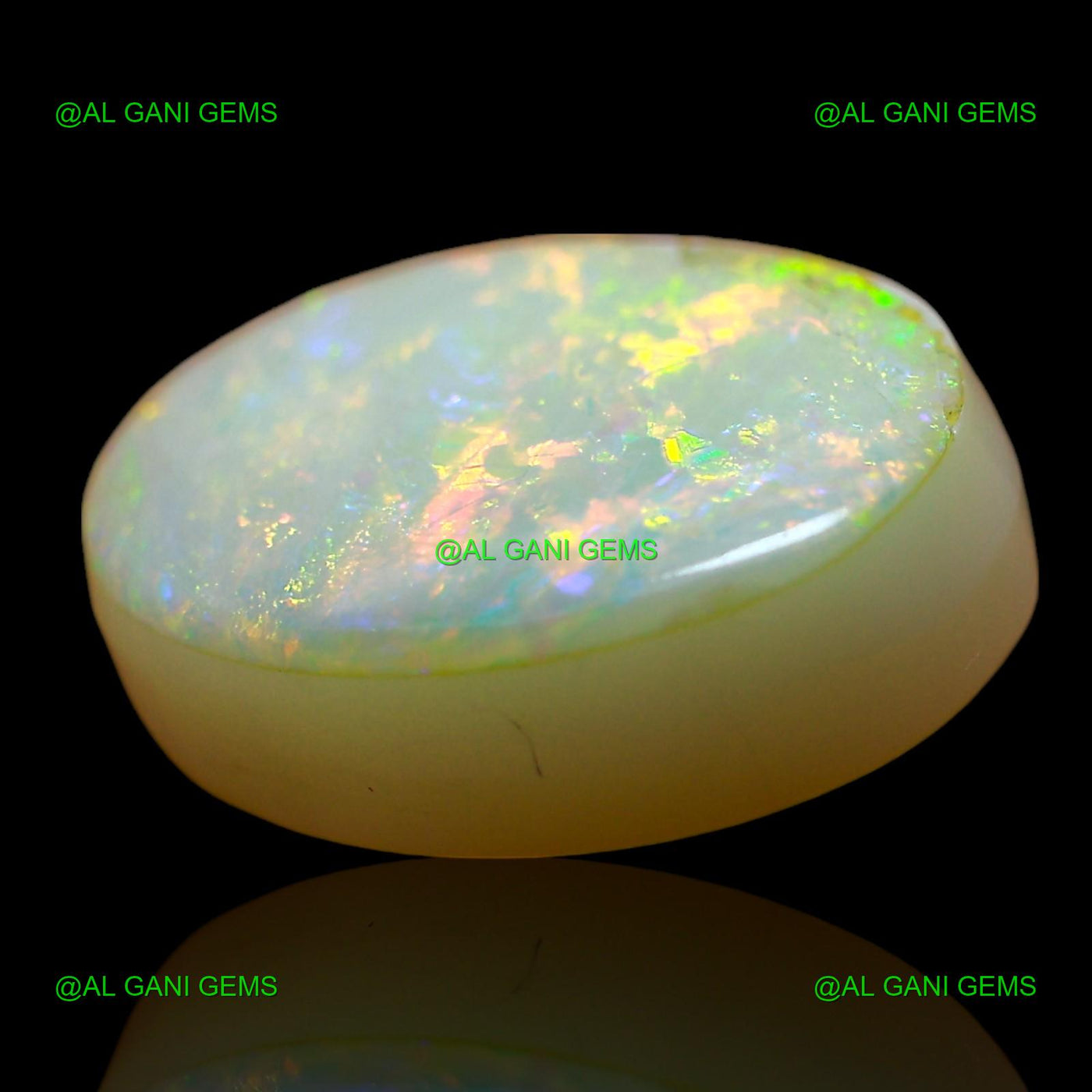 3.00 Cts Natural Doublet Opal Loose Gemstone Oval Cabochon 12x9x4 mm D-224