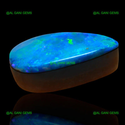 3.00 Cts Natural Doublet Opal Loose Gemstone Pear Cabochon 13x7x4 mm D-226