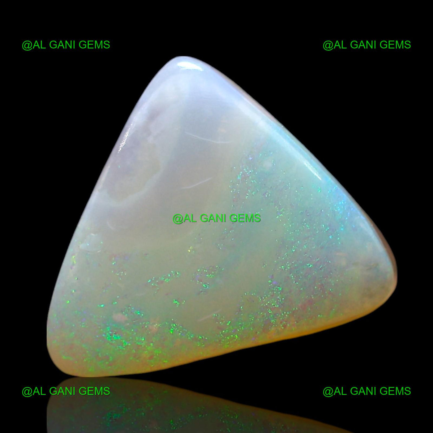 3.00 Cts Doublet Opal Gemstone Trillion Cabochon Natural 12x10x4 mm D-228