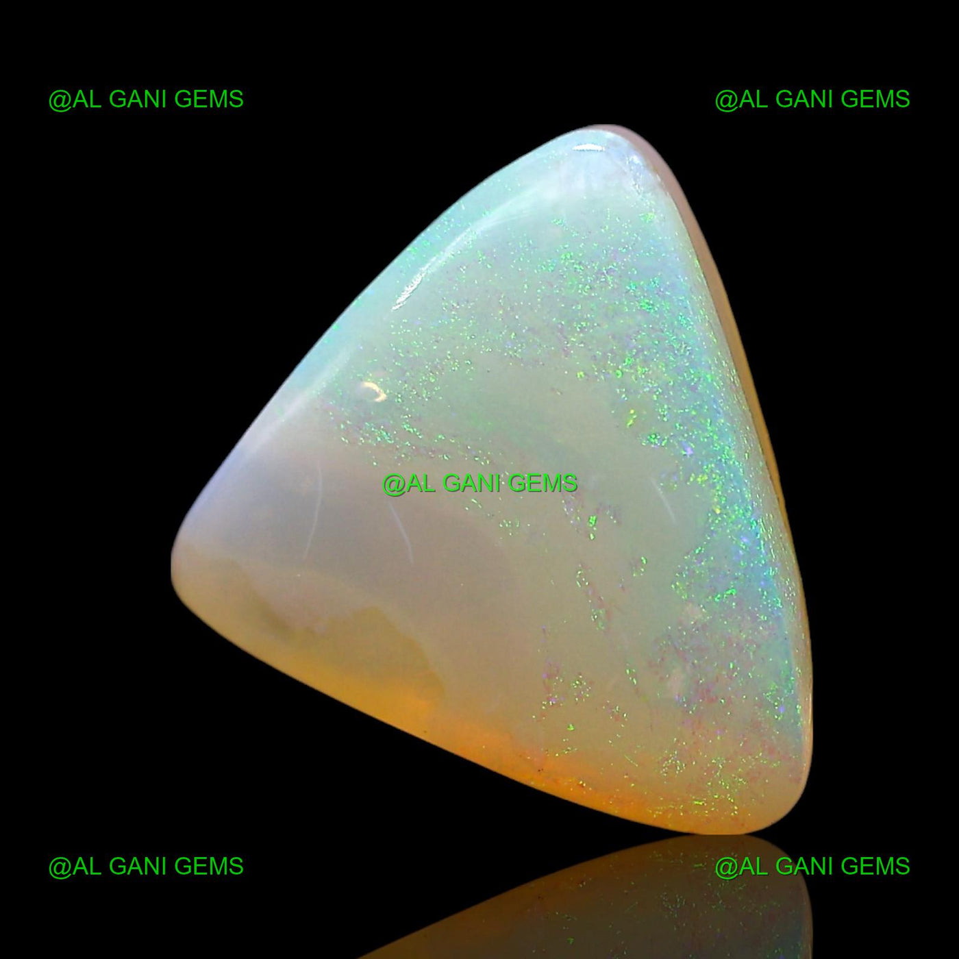 3.00 Cts Doublet Opal Gemstone Trillion Cabochon Natural 12x10x4 mm D-228