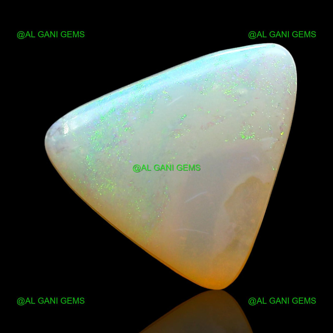 3.00 Cts Doublet Opal Gemstone Trillion Cabochon Natural 12x10x4 mm D-228