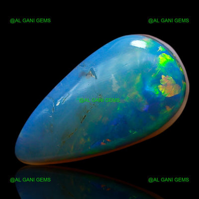 3.00 Cts Natural Doublet Opal Loose Gemstone Pear Cabochon 13x7x6 mm D-229