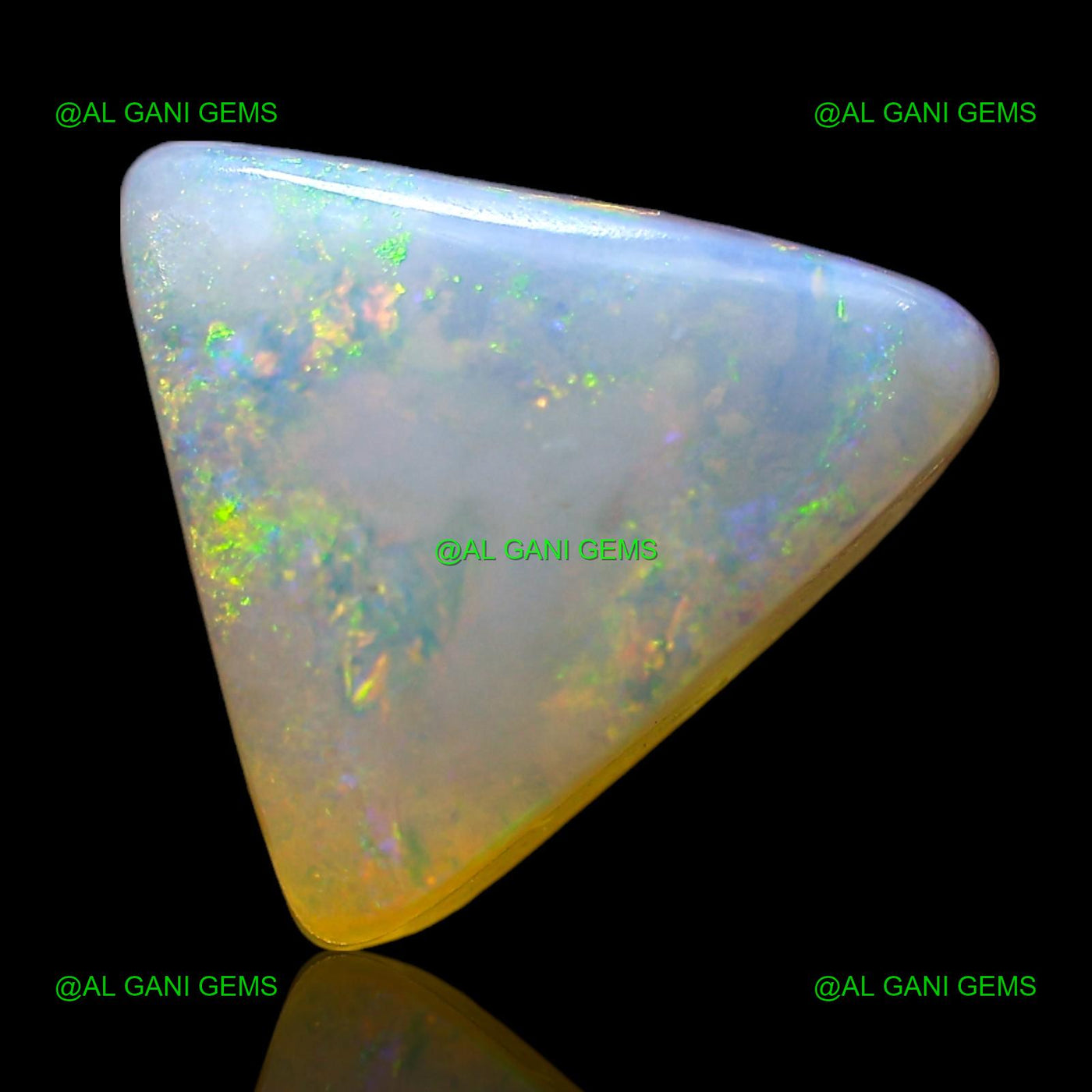 3.00 Cts Doublet Opal Gemstone Trillion Cabochon Natural 10x10x5 mm D-231