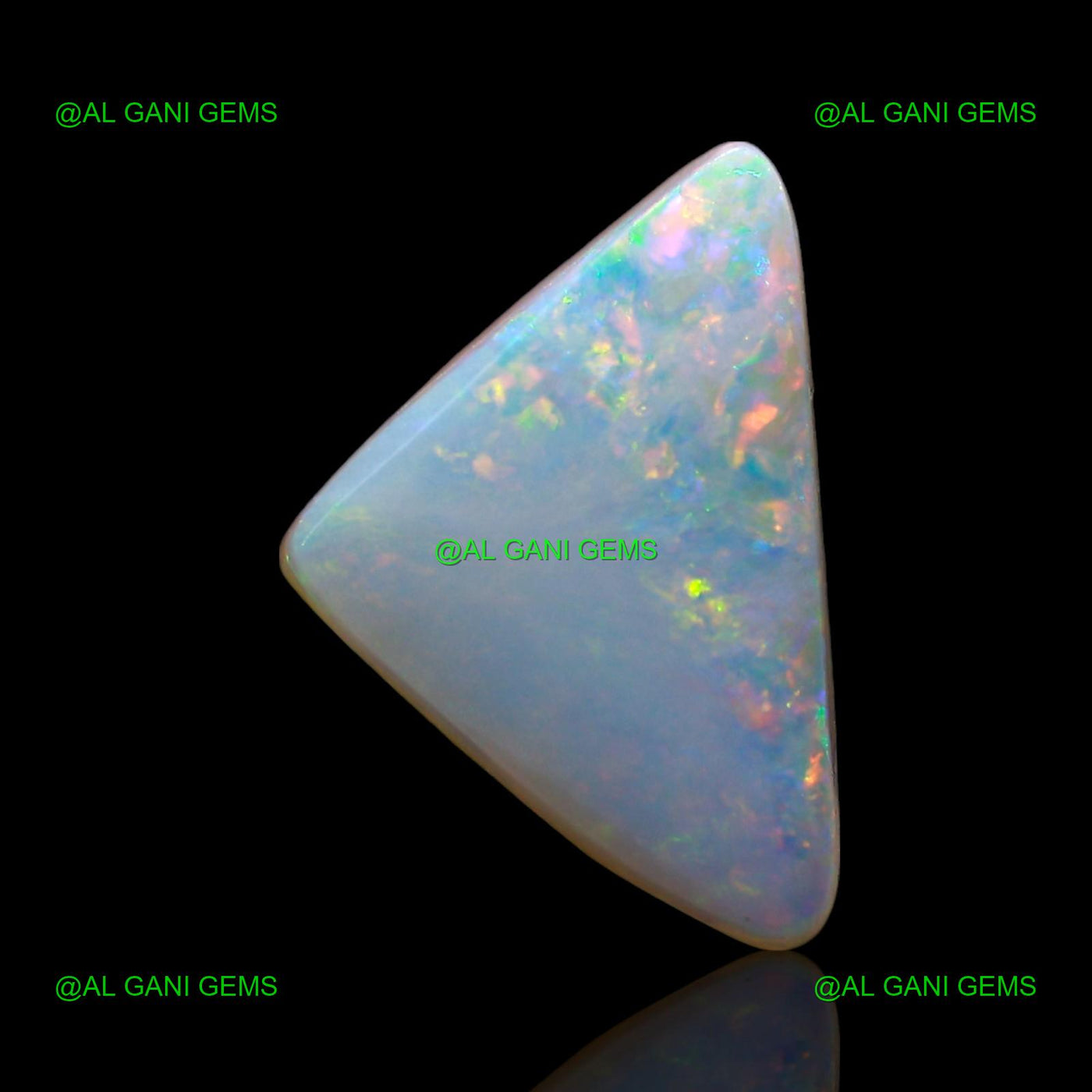 3.00 Cts Natural Doublet Opal Loose Gemstone Trillion Cabochon 12x8x5 mm D-233