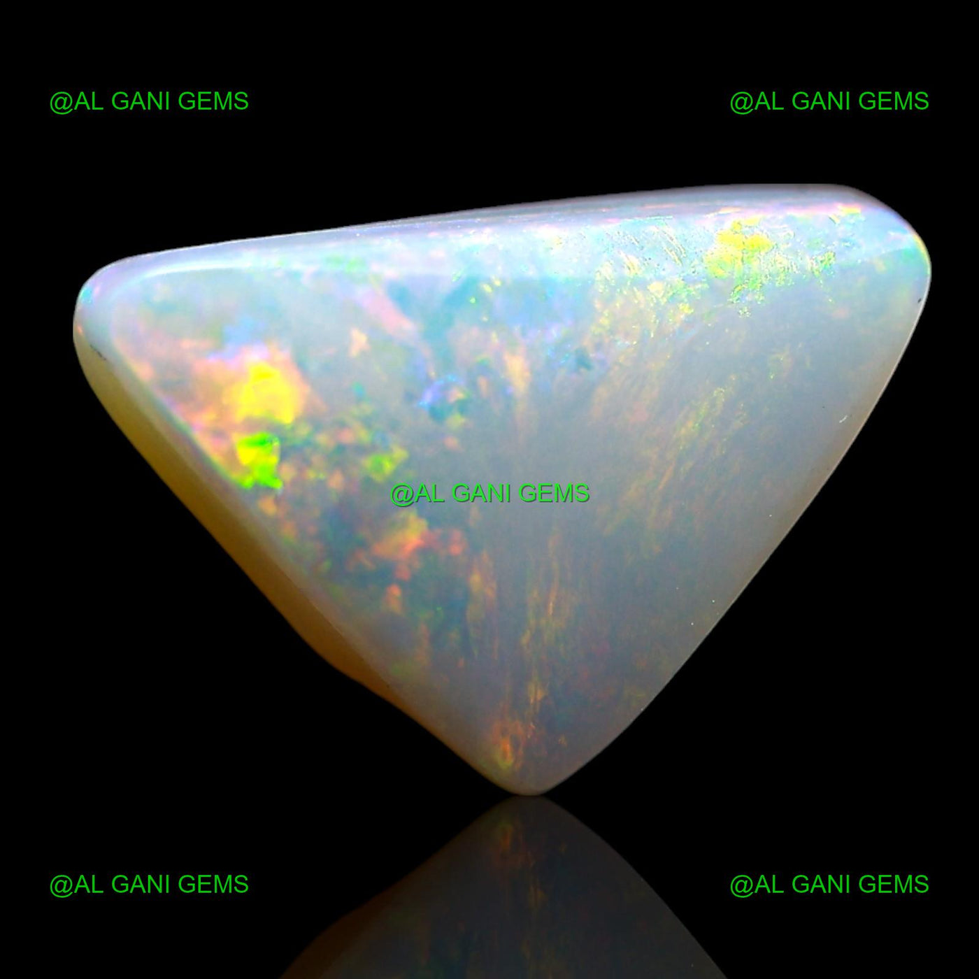 3.00 Cts Natural Doublet Opal Loose Gemstone Trillion Cabochon 12x8x5 mm D-233