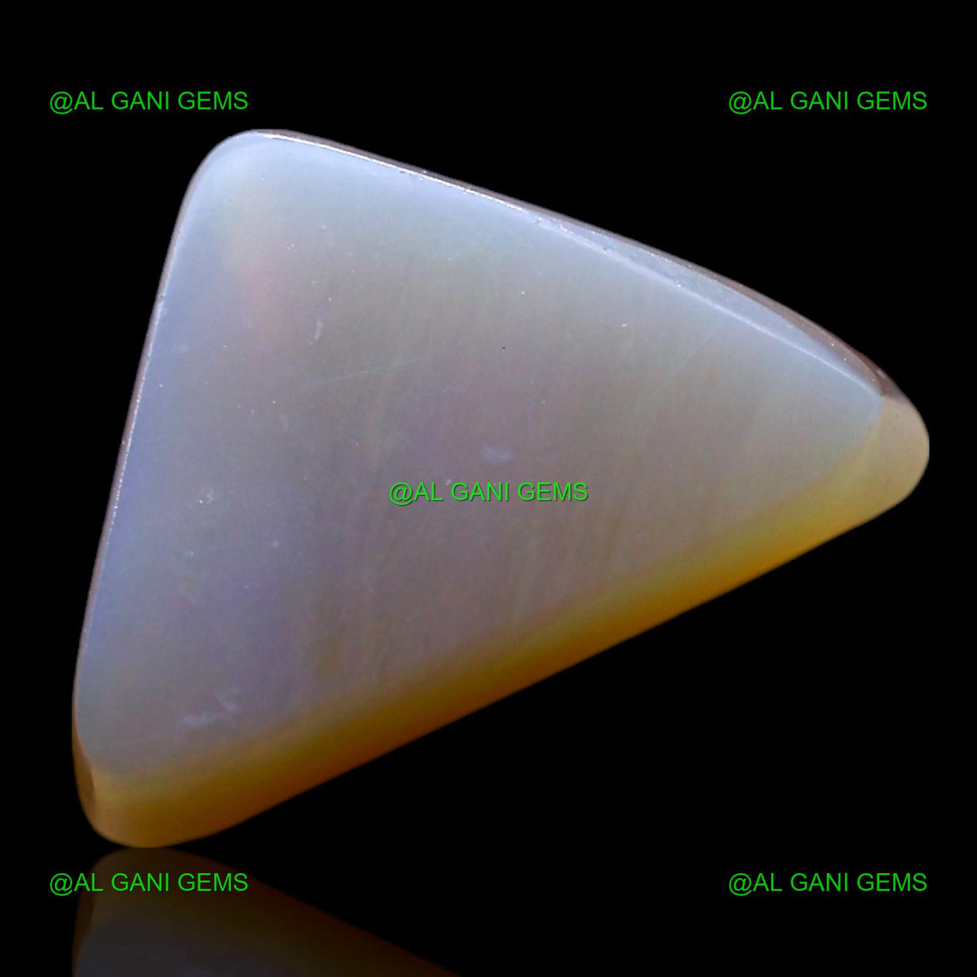 3.00 Cts Natural Doublet Opal Loose Gemstone Trillion Cabochon 12x8x5 mm D-233