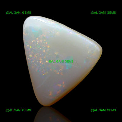 3.00 Cts Doublet Opal Loose Gemstone Trillion Cabochon Natural 11x9x5 mm D-234