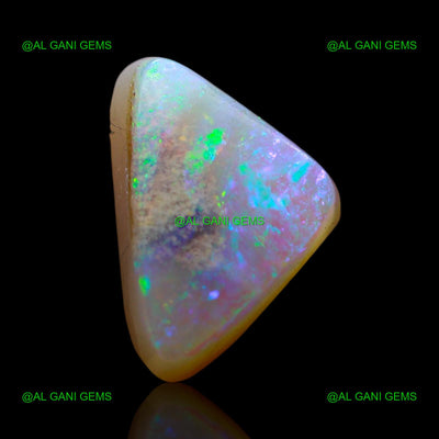 3.00 Cts Doublet Opal Loose Gemstone Trillion Cabochon Natural 12x8x6 mm D-235