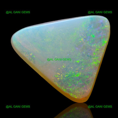 2.00 Cts Natural Doublet Opal Trillion Cabochon Gemstone 10x10x3 mm D-236