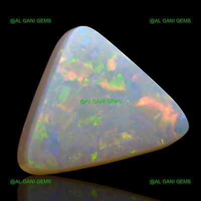 3.00 Cts Natural Doublet Opal Loose Gemstone Trillion Cabochon 11x9x5 mm D-238