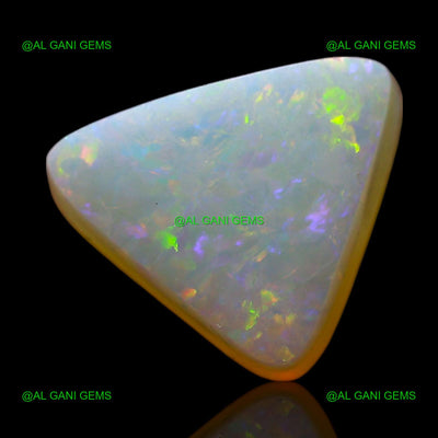 3.00 Cts Natural Doublet Opal Loose Gemstone Trillion Cabochon 11x9x5 mm D-238