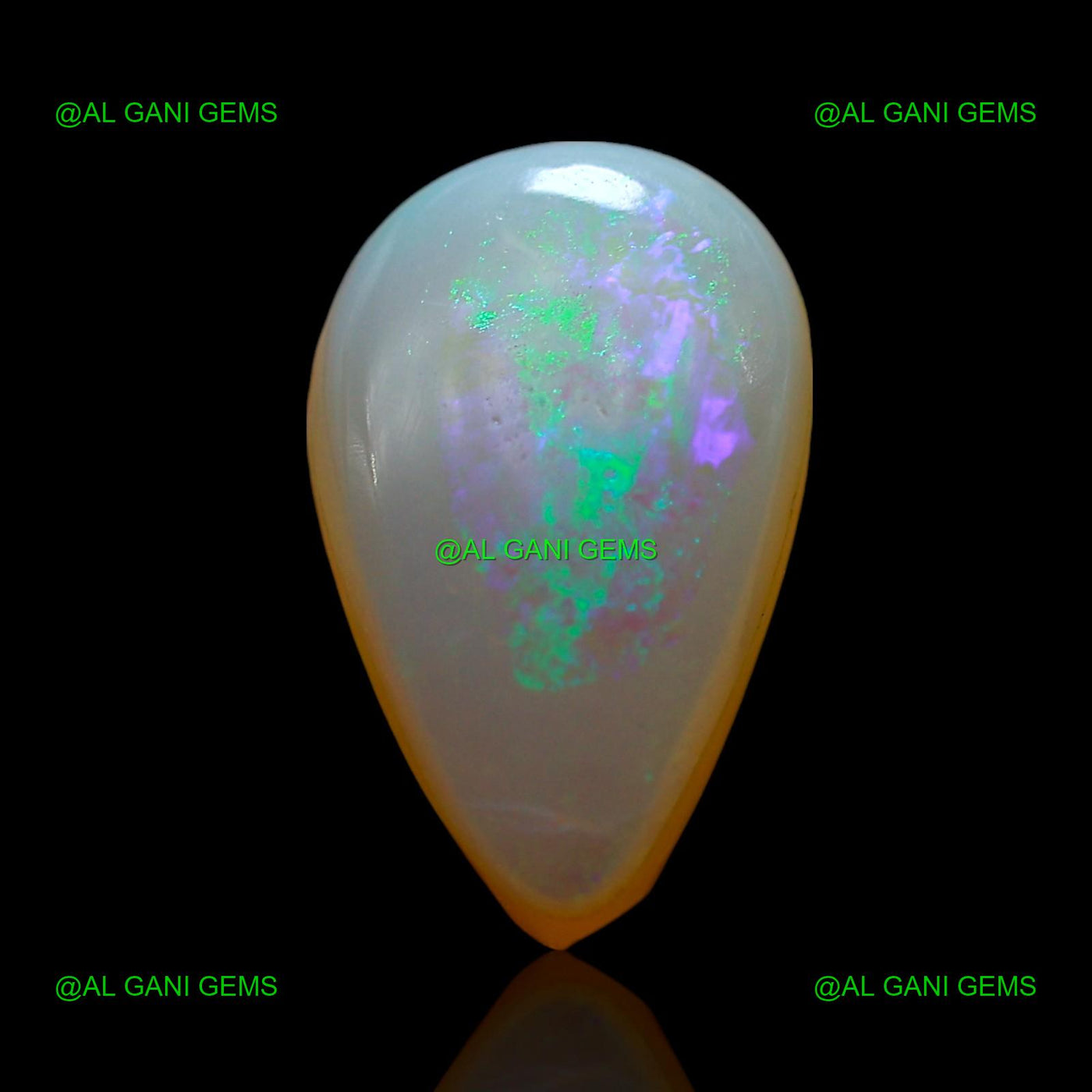 3.00 Cts Natural Doublet Opal Loose Gemstone Pear Cabochon 12x7x5 mm D-239