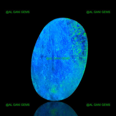 8.80 Cts Lab-Created Doublet Opal Oval Cabochon Gemstone 17x10x4 mm D-23