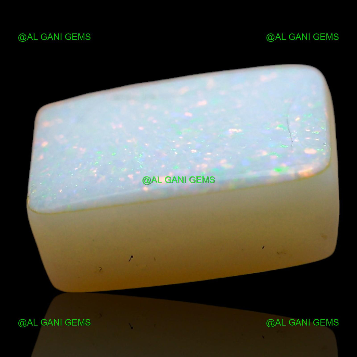 2.00 Cts Natural Doublet Opal Square Cabochon Loose Gemstone 10x7x4 mm D-240