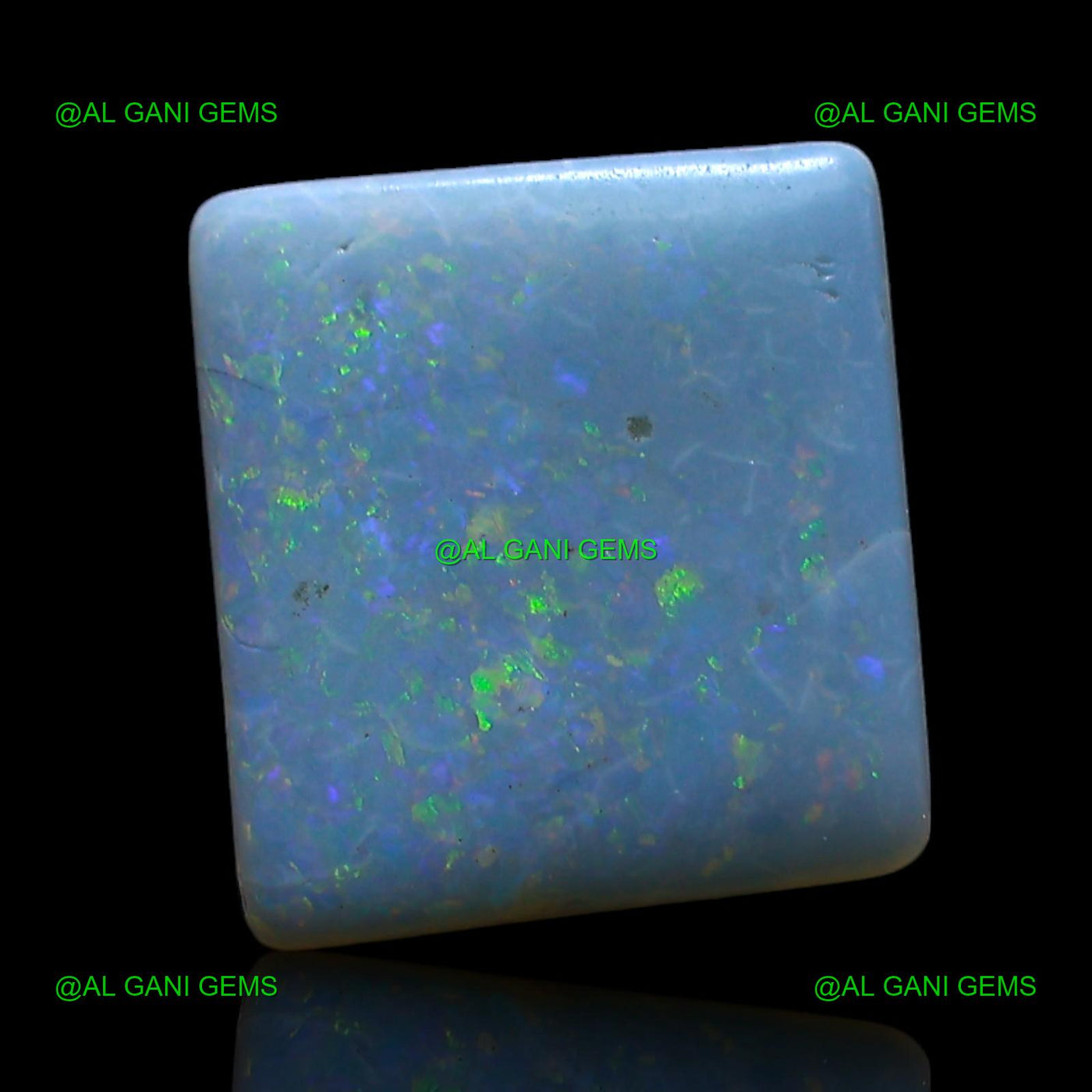 4.00 Cts Natural Doublet Opal Square Cabochon Loose Gemstone 9x9x4 mm D-241