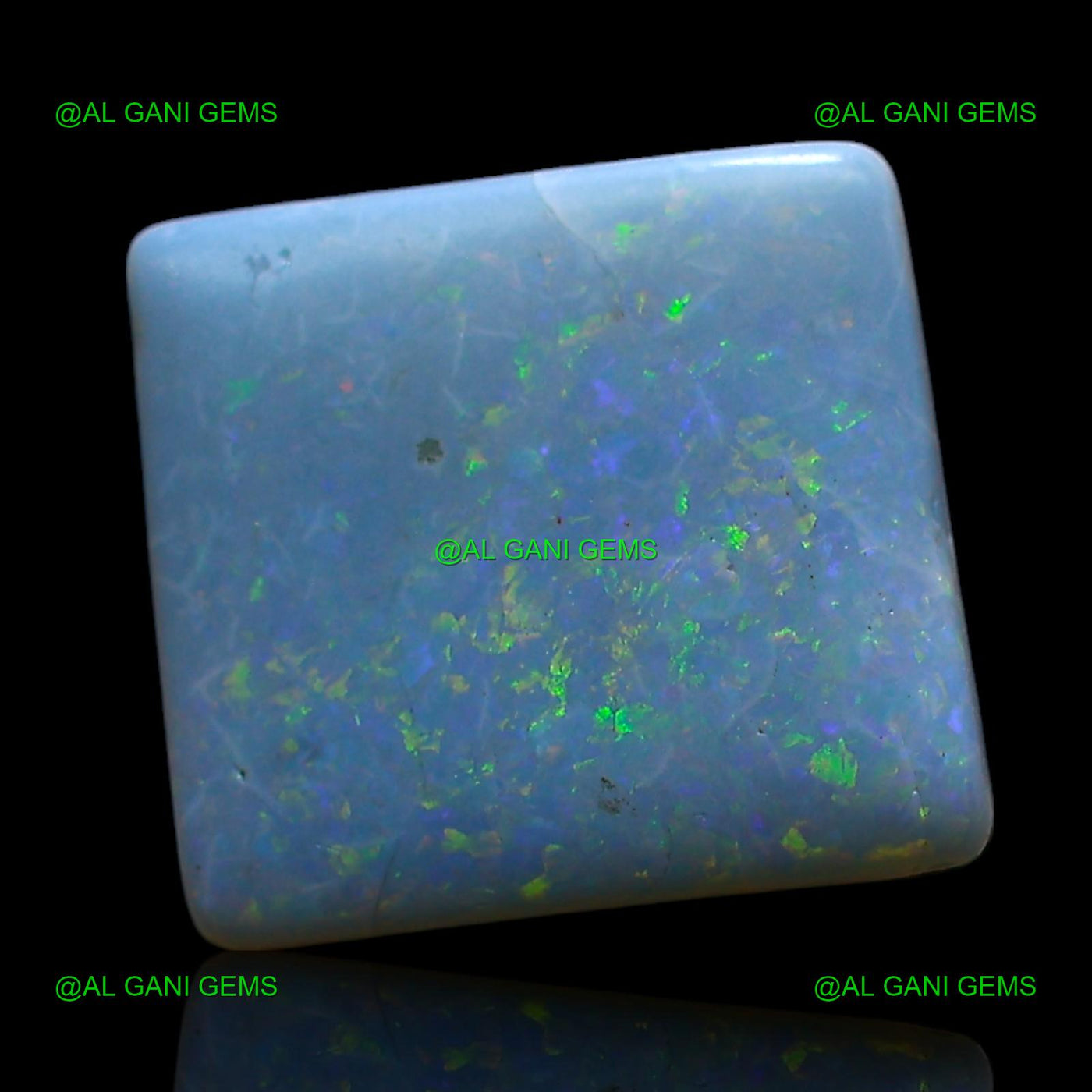 4.00 Cts Natural Doublet Opal Square Cabochon Loose Gemstone 9x9x4 mm D-241