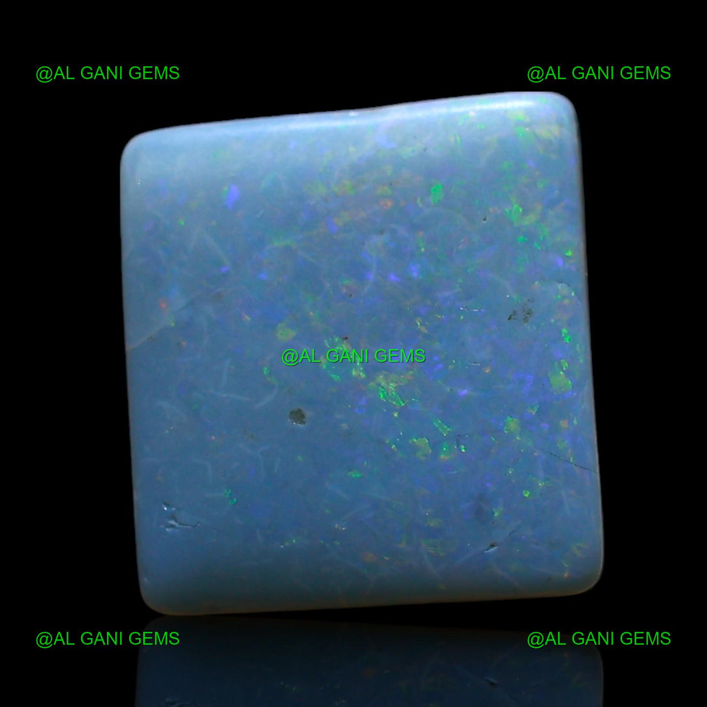 4.00 Cts Natural Doublet Opal Square Cabochon Loose Gemstone 9x9x4 mm D-241