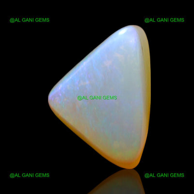 3.00 Cts Natural Doublet Opal Trillion Cabochon Loose Gemstone 12x9x5 mm D-243