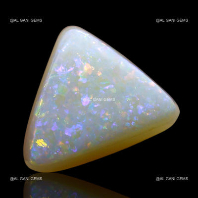 Natural Doublet Opal Loose Gemstone Trillion Cabochon 3.00 Cts 10x9x5 mm D-248