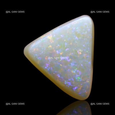 Natural Doublet Opal Loose Gemstone Trillion Cabochon 3.00 Cts 10x9x5 mm D-248