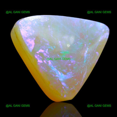 2.00 Cts Natural Doublet Opal Trillion Cabochon Loose Gemstone 9x9x4 mm D-249