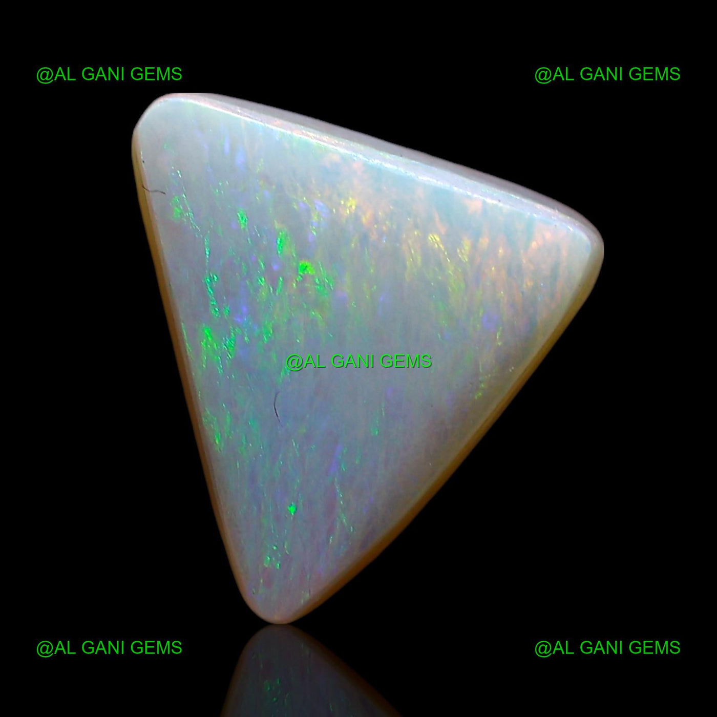 2.00 Cts Natural Doublet Opal Loose Gemstone Trillion Cabochon 10x9x4 mm D-250