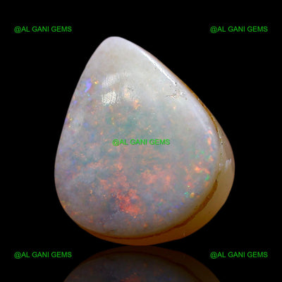 3.00 Cts Natural Doublet Opal Loose Gemstone Pear Cabochon 10x9x5 mm D-251