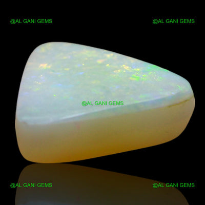 Natural Doublet Opal Gemstone 1.00 Cts Loose Trillion Cabochon 10x8x3 mm D-253