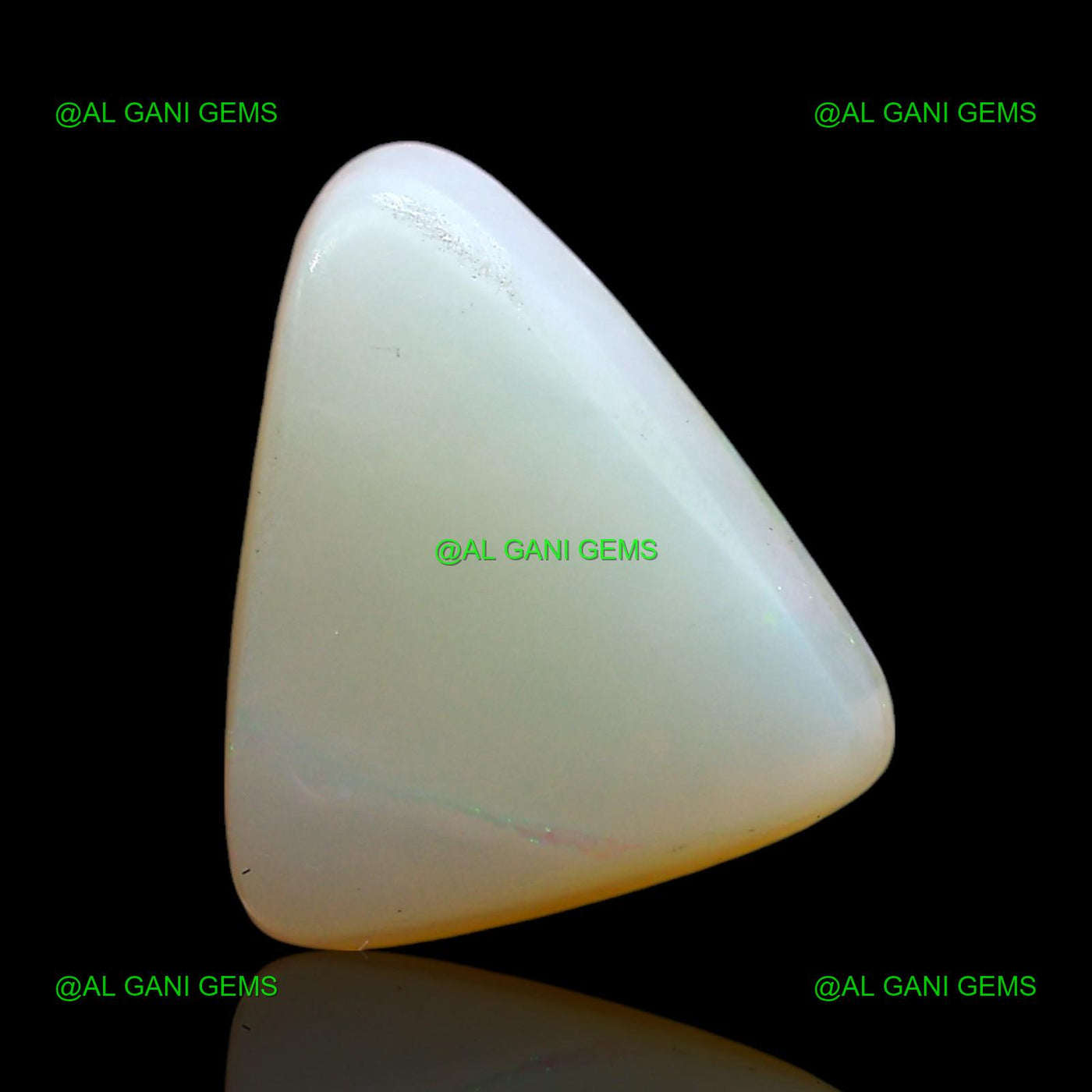 Natural Doublet Opal Gemstone 1.00 Cts Loose Trillion Cabochon 10x8x3 mm D-253