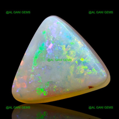 2.00 Cts Natural Doublet Opal Loose Gemstone Trillion Cabochon 10x8x4 mm D-255