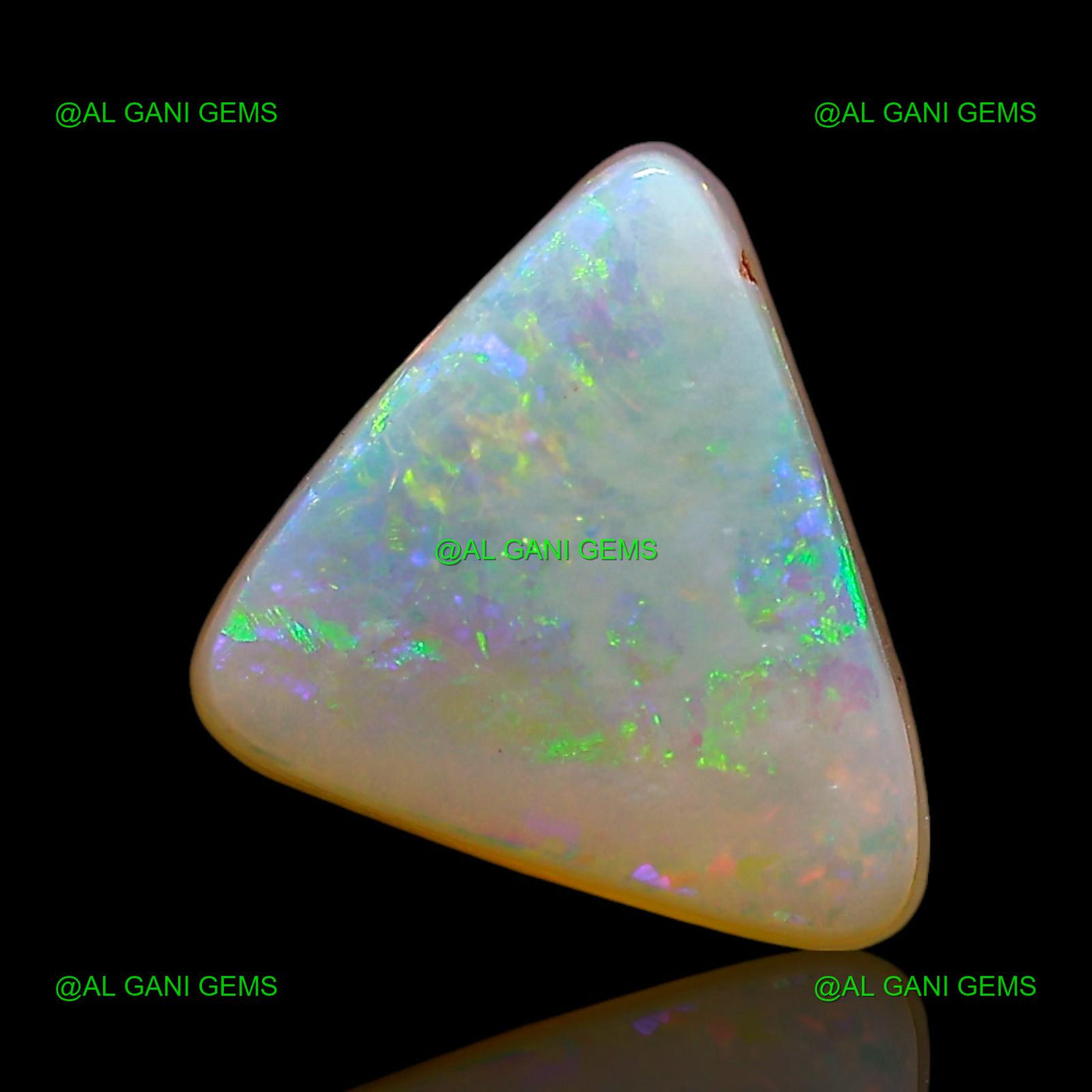 2.00 Cts Natural Doublet Opal Loose Gemstone Trillion Cabochon 10x8x4 mm D-255