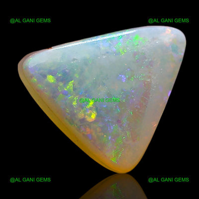 2.00 Cts Natural Doublet Opal Loose Gemstone Trillion Cabochon 10x8x4 mm D-255