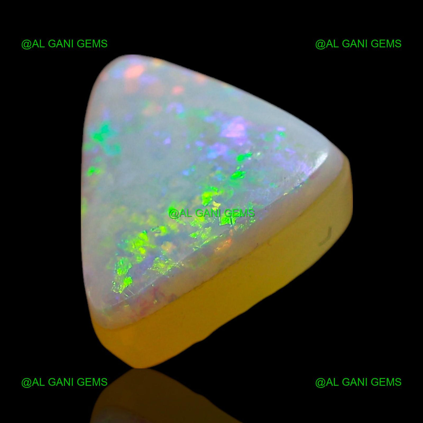 2.00 Cts Natural Doublet Opal Loose Gemstone Trillion Cabochon 10x8x4 mm D-255