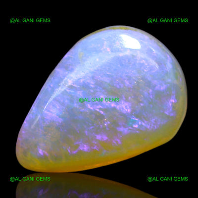 Natural Doublet Opal Loose Gemstone Pear Cabochon 2.00 Cts 10x7x5 mm D-259