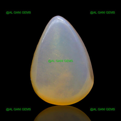 Natural Doublet Opal Loose Gemstone Pear Cabochon 2.00 Cts 10x7x5 mm D-259