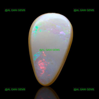 2.00 Cts Natural Doublet Opal Loose Gemstone Pear Cabochon 10x6x4 mm D-262