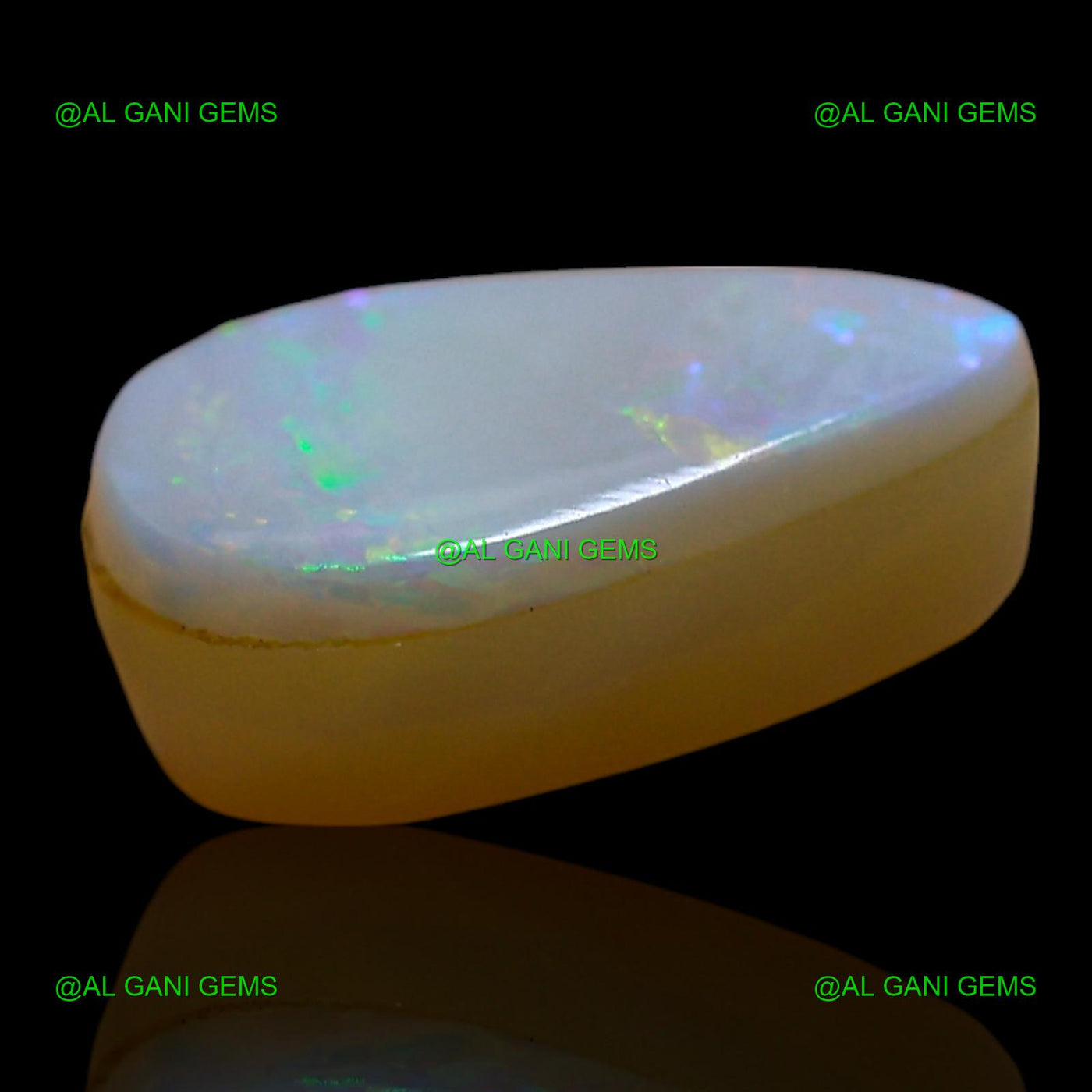 2.00 Cts Natural Doublet Opal Loose Gemstone Pear Cabochon 10x6x4 mm D-262