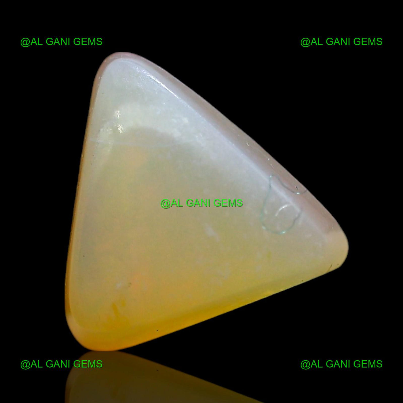 Natural Doublet Opal Loose Gemstone Trillion Cabochon 1.00 Cts 8x8x4 mm D-263