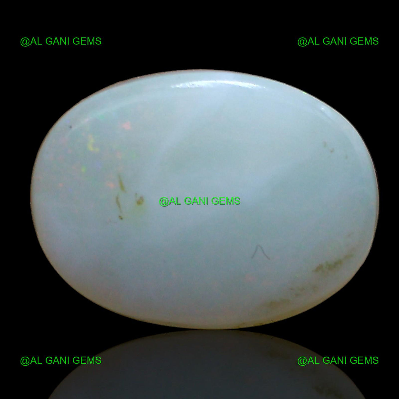 6.45 Cts Doublet Opal Gemstone Oval Cabochon Lab-Created 14x10x6 mm D-2