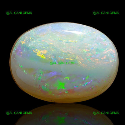 6.45 Cts Doublet Opal Gemstone Oval Cabochon Lab-Created 14x10x6 mm D-2