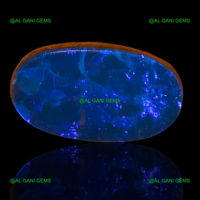 6.80 Cts Lab-Created Doublet Opal Oval Cabochon Loose Gemstone 17x9x4 mm D-41