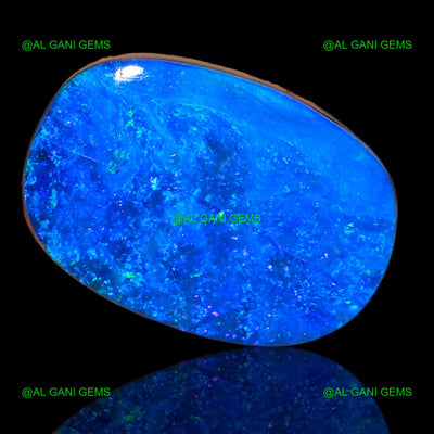 5.65 Cts Lab-Created Doublet Opal Oval Cabochon Gemstone 15x10x4 mm D-49