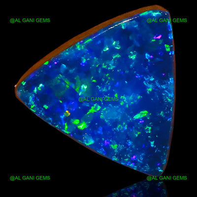 4.30 Cts Lab-Created Doublet Opal Gemstone Trillion Cabochon 11x11x3 mm D-52