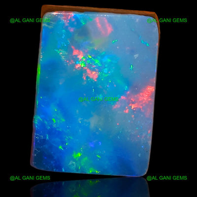 5.00 Cts Lab-Created Doublet Opal Gemstone Square Cabochon 14x8x4 mm D-57