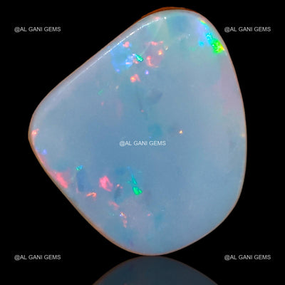 3.40 Cts Doublet Opal Gemstone Fancy Cabochon Lab-Created 10x10x3 mm D-70