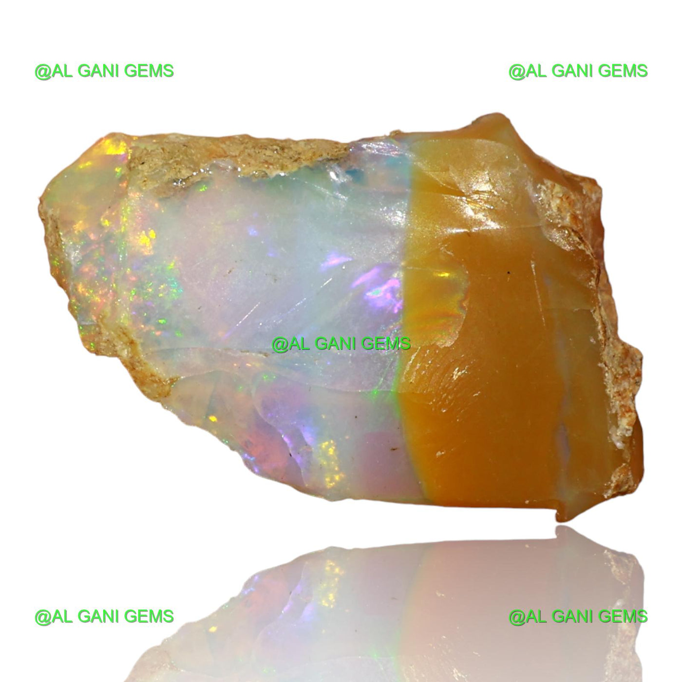 9.00 Cts Natural Fire Opal Loose Gemstone Fancy Rough 19x13x6 mm E-11