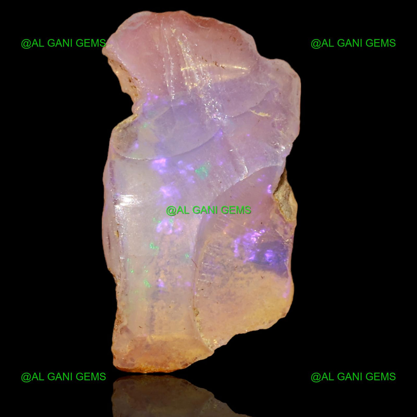 4.90 Cts Natural Fire Opal Loose Gemstone Fancy Rough 19x11x7 mm E-17