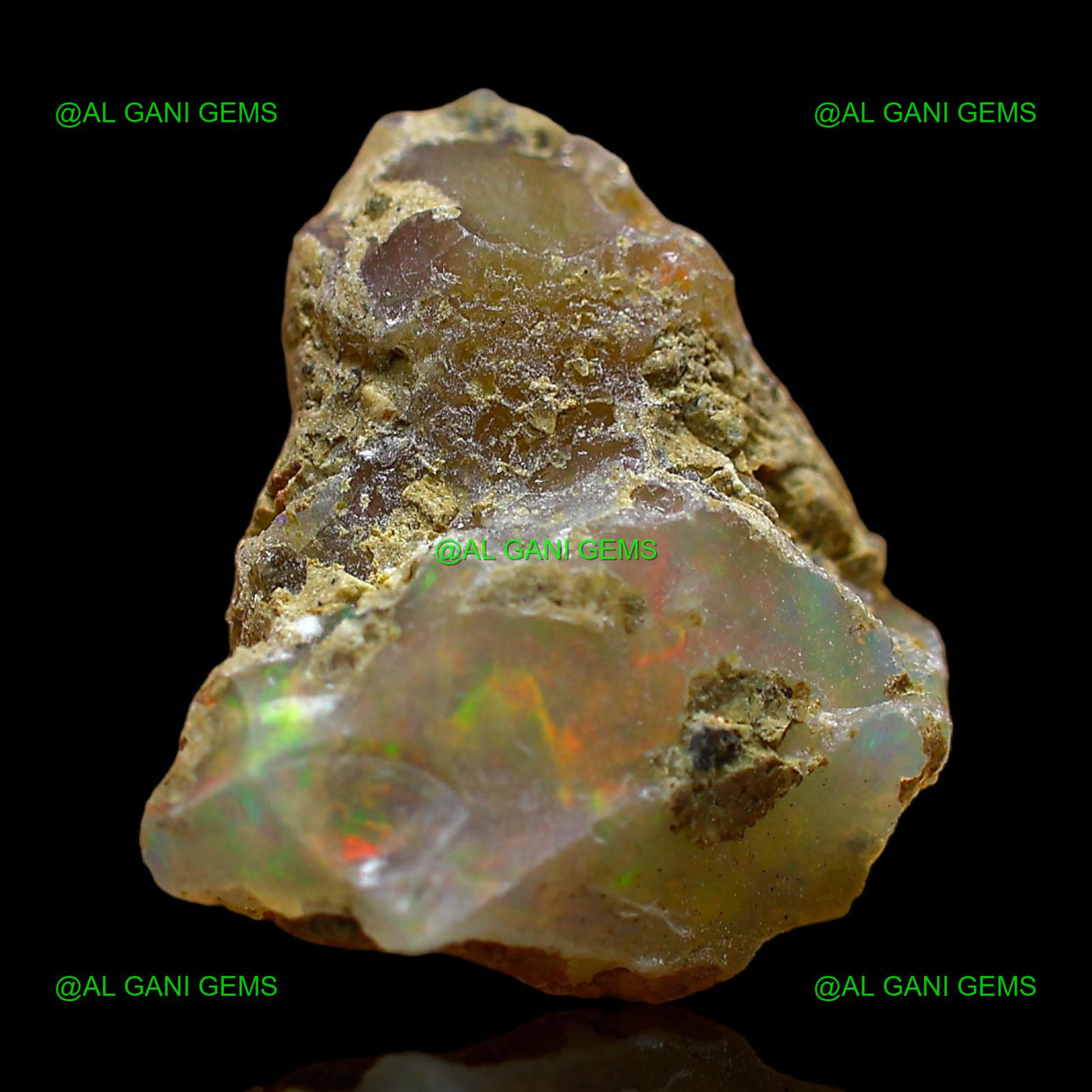 Natural Fire Opal Gemstone 7.00 Cts Loose Fancy Rough 16x13x9 mm E-310