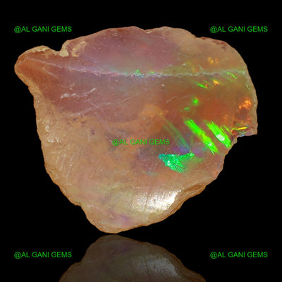 3.00 Cts Natural Fire Opal Loose Gemstone Fancy Rough 14x12x5 mm E-31